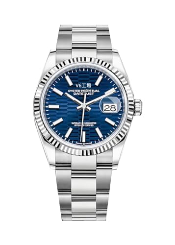 メンズ 腕時計 自動巻き 男性用 機械式時計 高級素材 904Lスチールケース V6専門工場高級品です 100m防水 (Blue9) [並行輸入品]